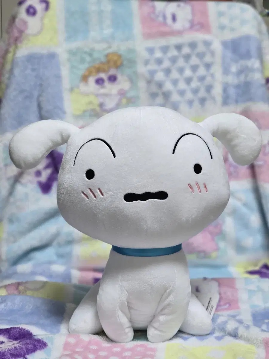 흰둥이 인형 28cm 짱구는못말려 흰둥이